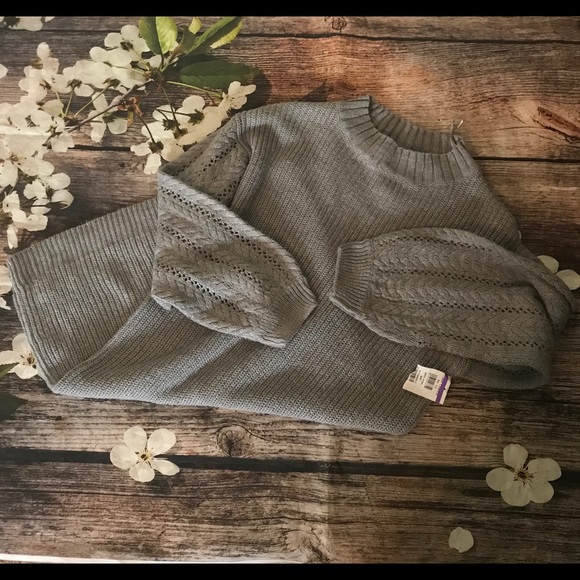 Long Sleeve Knit Sweater Dress - Picture 6 of 8